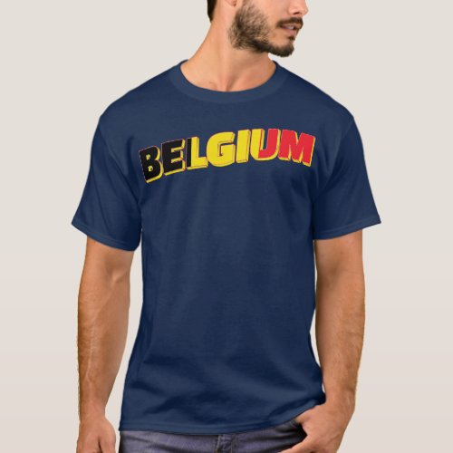 Belgium Vintage style retro souvenir 2 T_Shirt