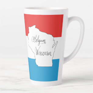 Belgium, WI (matching journal available) Latte Mug
