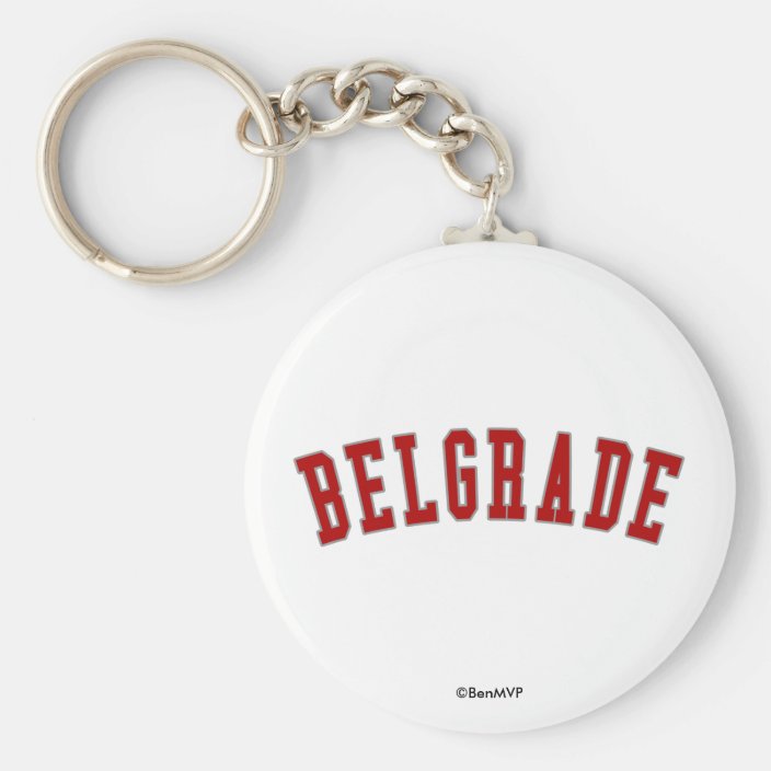 Belgrade Keychain