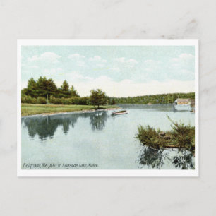 Belgrade Lake, Maine 1910 Vintage Postcard