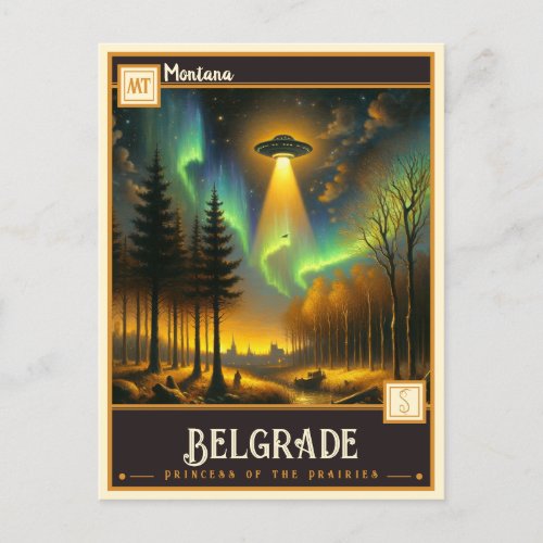 Belgrade Montana  Vintage Postcard