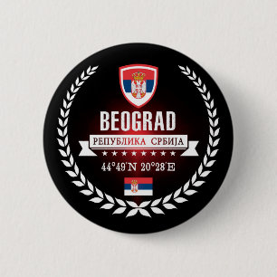 Belgrade Pinback Button