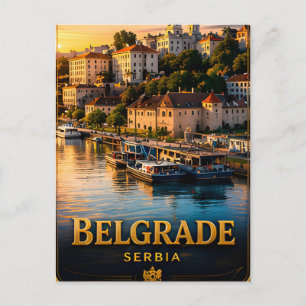 Belgrade Serbia Danube City Experience 📍 Postcard