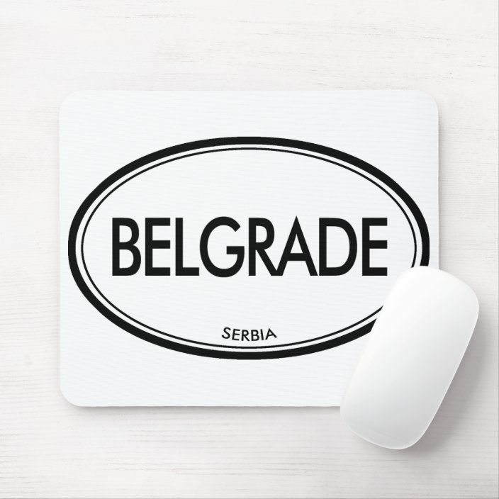 Belgrade, Serbia Mousepad