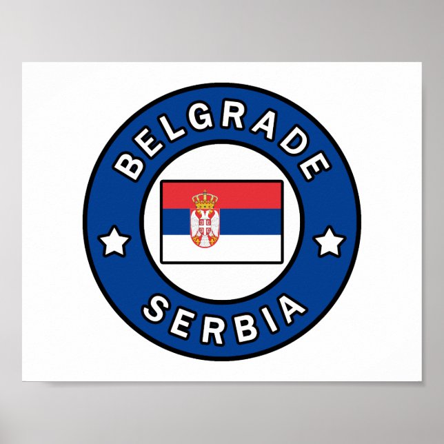 Belgrade Serbia Poster (Front)