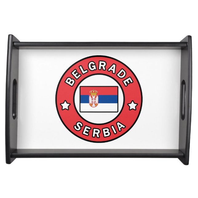 Belgrade Serbia Serving Tray (Front)