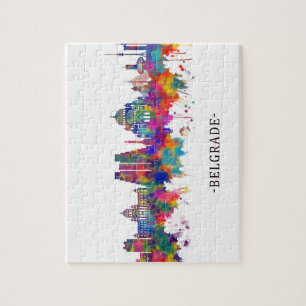 Belgrade Serbia Skyline Jigsaw Puzzle
