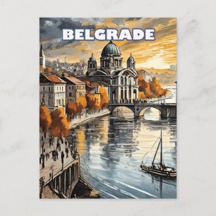 Belgrade, the capital of contrasts postcard