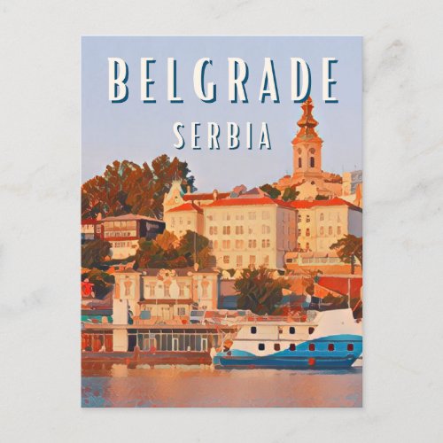 Belgrade the cultural crossroads of the Balkans Postcard