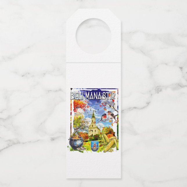Beli Manastir Bottle Hanger Tag (Front)