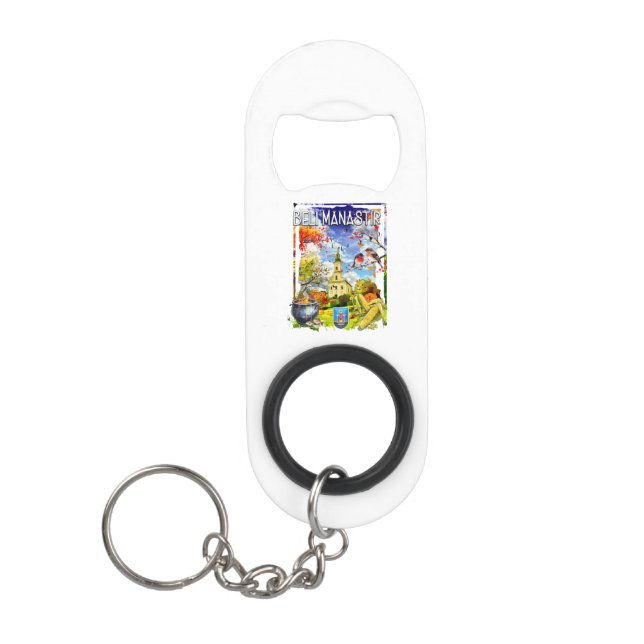 Beli Manastir Keychain Bottle Opener (Front)