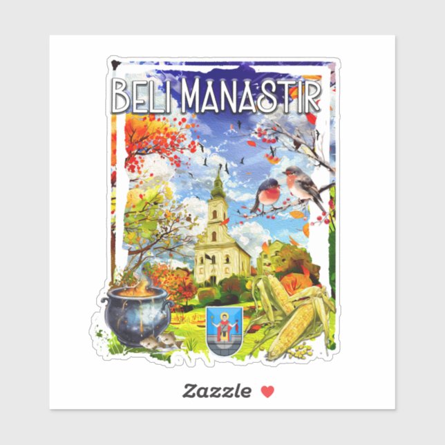 Beli Manastir Sticker (Sheet)