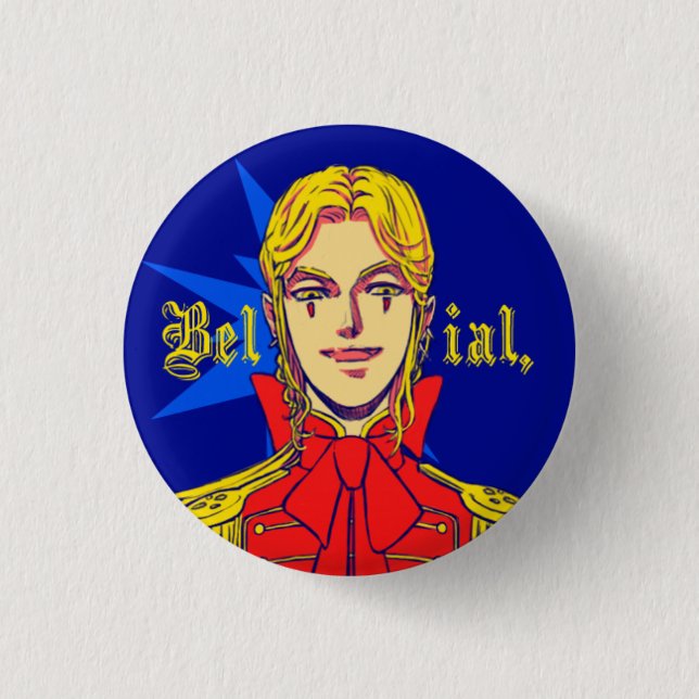 Belial Pinback Button (Front)
