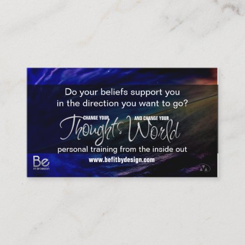 Belief _ The seeds you Sow and Your Goals Business Card