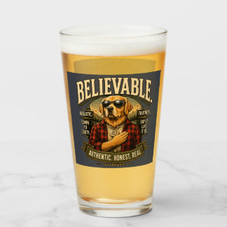Believable Funny Honest Lifestyle Shirt Glass