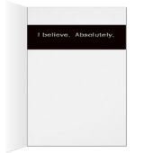 Believe. Absolutely. Cards (Inside (Right))