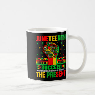 Believe achieve succeed honoring the past coffee mug