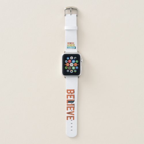 believe achieve success apple watch band