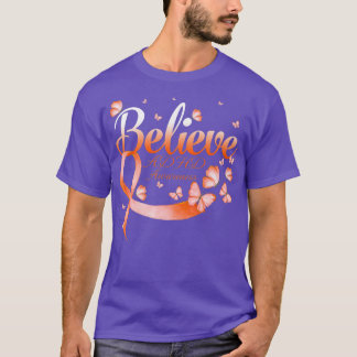 Believe ADHD Awareness Butterfly Premium  T-Shirt