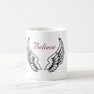 Believe - Angel Wings Coffee Mug