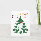 Believe Bigfoot Sasquatch Yeti Santa Hat Christmas
