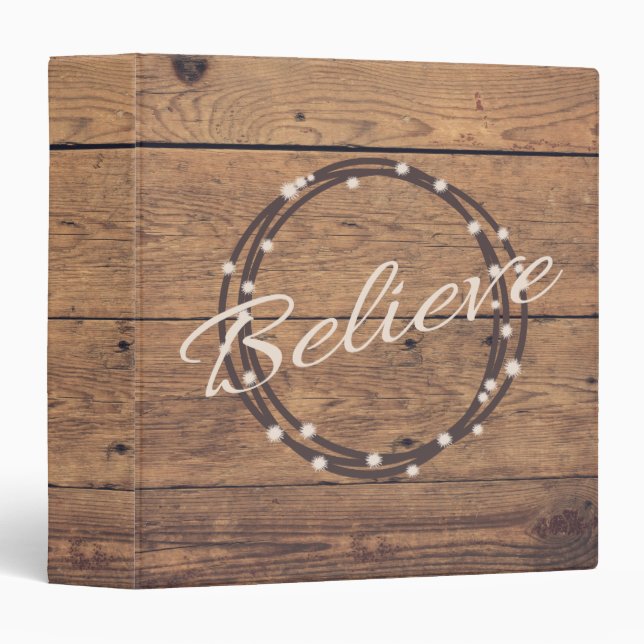 Believe Binder (Front/Spine)
