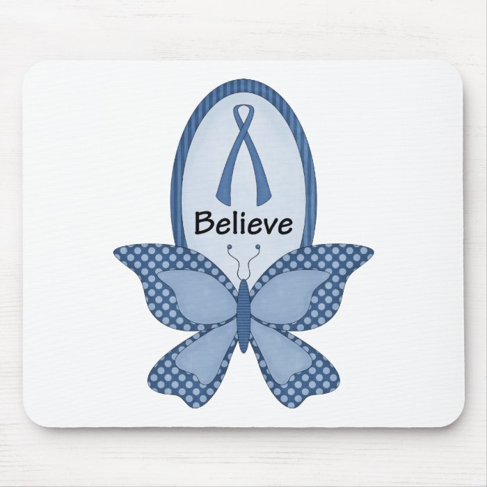 Believe  Blue Awareness Mousepads