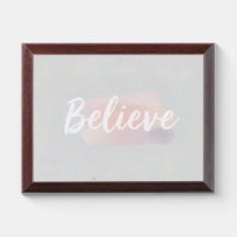 Believe calligraphic text 