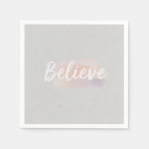 Believe calligraphic text 