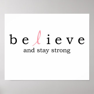 Believe Cancer Poster