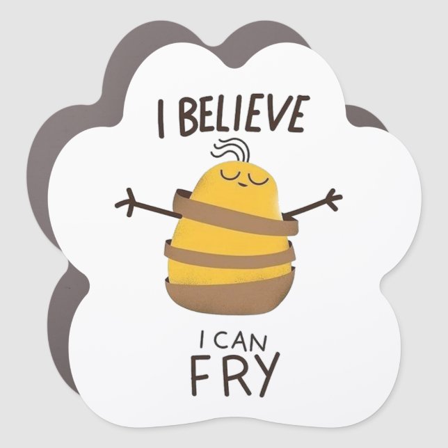 Believe  car magnet (Front)