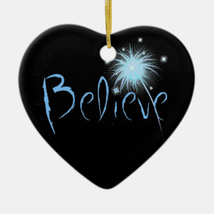 Believe Ceramic Ornament