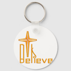 Believe Christian Keychain