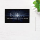 "Believe" Christian Message Card (Desk)