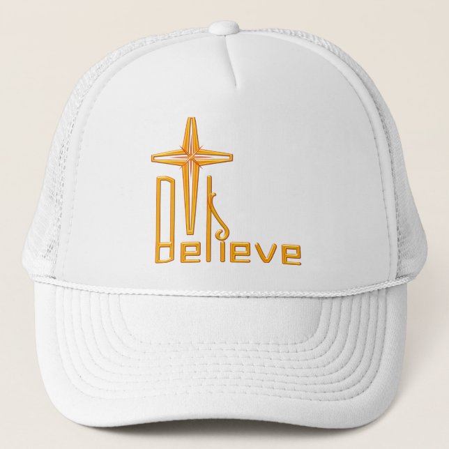 Believe Christian Trucker Hat (Front)