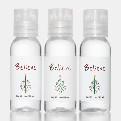 Believe Christmas  Hand Sanitizer