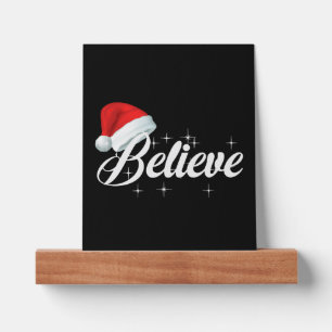 Believe Christmas Picture Ledge