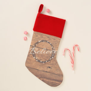 Believe Christmas Stocking