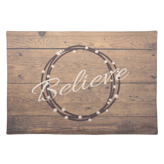 Believe Cloth Placemat (Front)