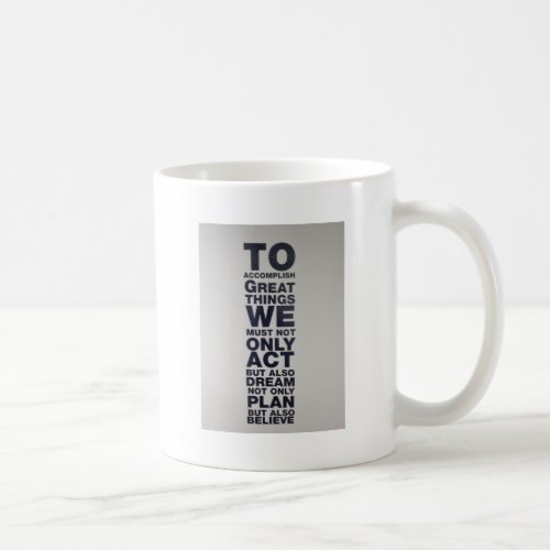 believe coffee mug