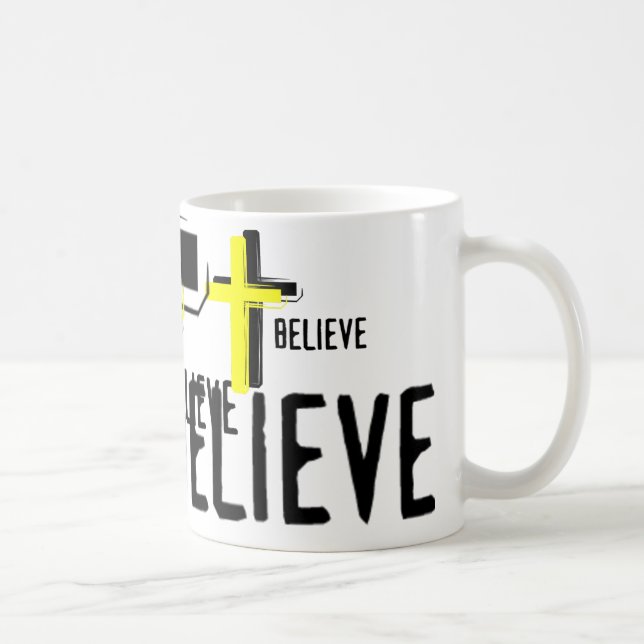 BELIEVE COFFEE MUG (Right)