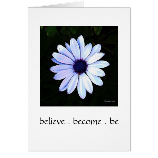 Believe Daisy Card (Front)