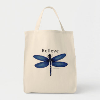 Believe Dragonfly - Yoga, Gym, Grocery Bag