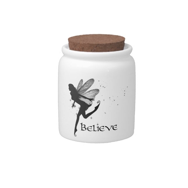 Believe Fairy Cookie Jar (Front)
