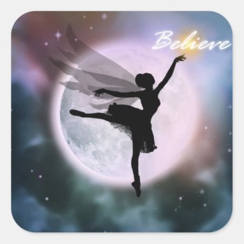 Believe Fairy Dance Stickers by RenderlyYours at Zazzle