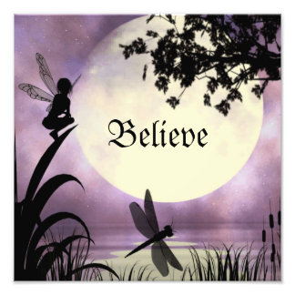 Believe fairy print