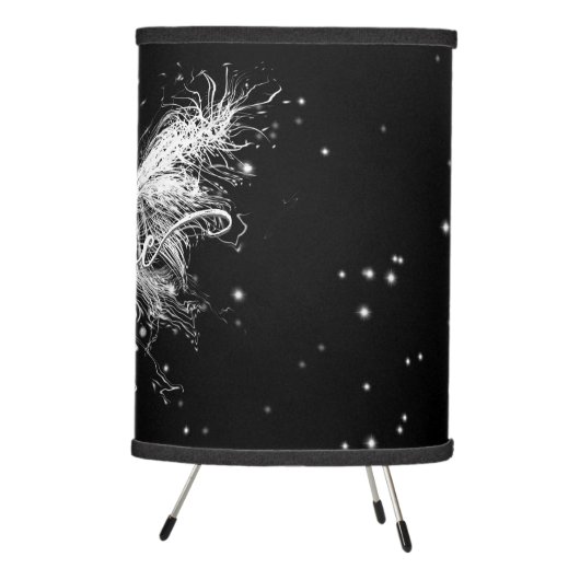 Believe Fairy Starlight Black Fantasy Tripod Lamp (Right)