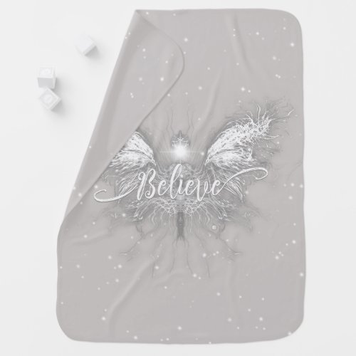 Believe Fairy Starlight Fantasy Baby Blanket