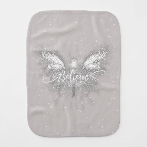 Believe Fairy Starlight Fantasy Baby Burp Cloth