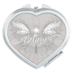 Believe Fairy Starlight Fantasy Compact Mirror